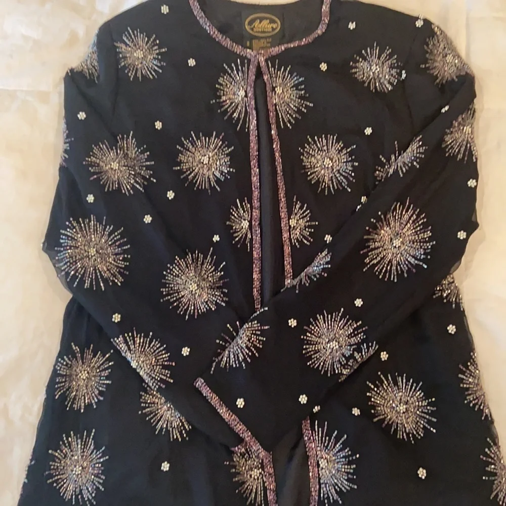 Bling Beaded Jacket Topper Subtle Classic
